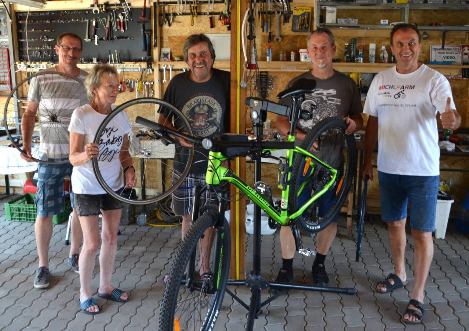Fahrradwerkstatt mit Reparatur Service